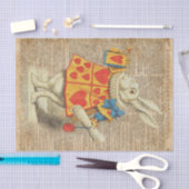 White Rabbit Alice in Wonderland  Artwork Tissuepapier (Craft)
