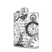 White Rabbit Alice in Wonderland Clocks Heupfles (Links)