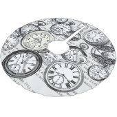 White Rabbit Alice in Wonderland Clocks Kerstboom Rok (Gekanteld)