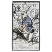 White Rabbit Alice in Wonderland Clocks Klein Cadeauzakje (Voorkant)