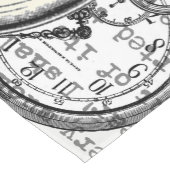 White Rabbit Alice in Wonderland Clocks Korte Tafelloper (Hoek)