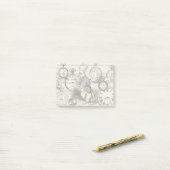 White Rabbit Alice in Wonderland Clocks Post-it® Notes (Op bureau)