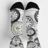 White Rabbit Alice in Wonderland Clocks Sokken (Top)