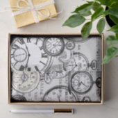 White Rabbit Alice in Wonderland Clocks Tissuepapier (Geschenk)