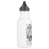 White Rabbit Alice in Wonderland Clocks Waterfles (Links)