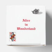 White Rabbit Alice in Wonderland Party Favorieten  Bedankdoosjes (Bovenkant)