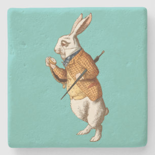 White Rabbit (Alice's avonturen in Wonderland) Stenen Onderzetter