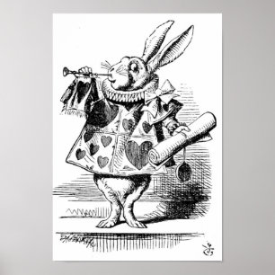 White Rabbit als Herald Poster