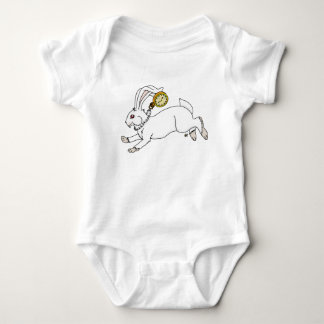 White Rabbit Baby Creeper Romper