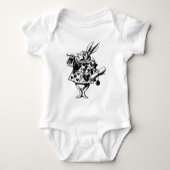 White Rabbit beroemd gemaakt door Alice In Wonderl Romper (Voorkant)
