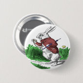White Rabbit Button (Voorkant /achterkant)