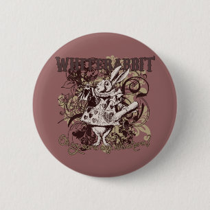 White Rabbit Carnivale Style Ronde Button 5,7 Cm