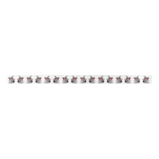White Rabbit Court Trumpeter Alice in Wonderland Lint (Voorkant)