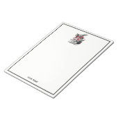 White Rabbit Court Trumpeter Alice in Wonderland Notitieblok (Schuin)