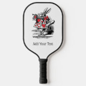 White Rabbit Court Trumpeter Alice in Wonderland Pickleball Paddle (Voorkant)