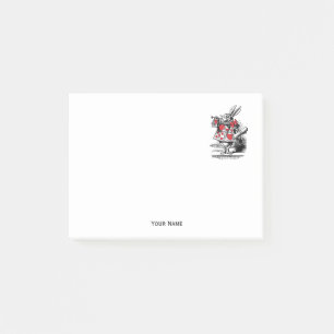 White Rabbit Court Trumpeter Alice in Wonderland Post-it® Notes