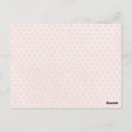 White Rabbit en Victoriaans Teacup Mouse Briefkaart (Achterkant)