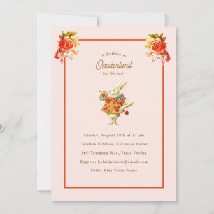 White Rabbit Herald Alice in Nederland Verjaardag Kaart