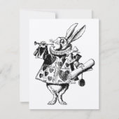 White Rabbit Herald Prom Bid Kaart (Voorkant)