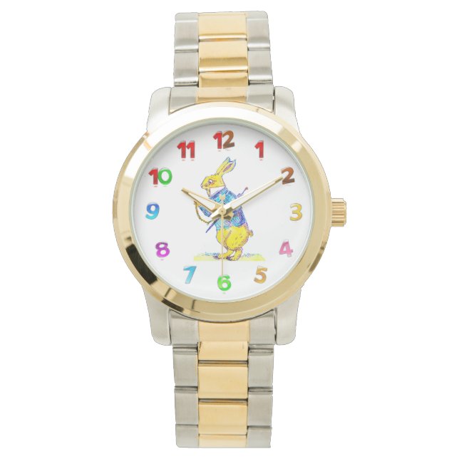 "White Rabbit Mannen Watch" Horloge (Voorkant)