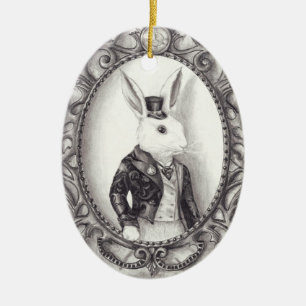 White Rabbit - Ornament