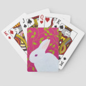 white rabbit pokerkaarten (Achterkant)
