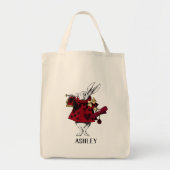 White Rabbit Queens Garb Persoonlijk Tote Bag (Voorkant)