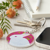 White Rabbit Sleutelhanger (Voorkant Rechts)