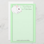 White Rabbit Stationery Briefpapier (Voorkant / Achterkant)