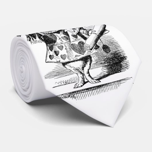 White Rabbit Stropdas (Opgerold)