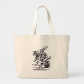 White Rabbit Trumpet Grote Tote Bag (Voorkant)