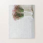 White Rain Boots and Brick wall Legpuzzel (Verticaal)