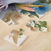 White Rat Mouse Family Pet Portrait Legpuzzel (Zijkant)