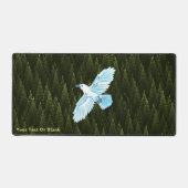 White Raven on Fractal Conifers Bureaumat (Voorkant)