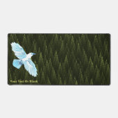 White Raven on Fractal Conifers Bureaumat (Voorkant)