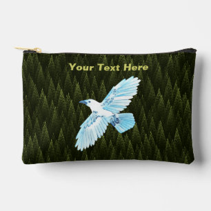 White Raven on Fractal Conifers Etui
