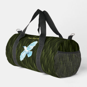 White Raven on Fractal Conifers Plunjezak