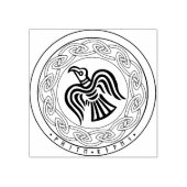 White Raven Stamp Rubberstempel (Afrduk)