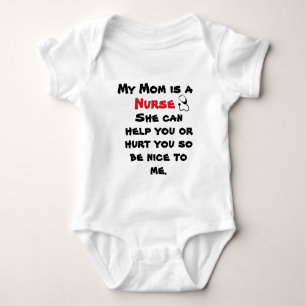 White Red Mijn moeder is een grappige Baby-pak van Romper