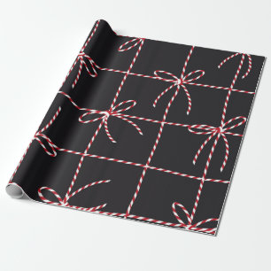 White Red Rope Bow, Twine Color Ribbon en Tied Kn Cadeaupapier
