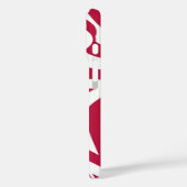 White & Red Star - Bold Contrast "God Is Love" Case-Mate iPhone Case (Achterkant / Links)