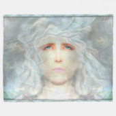 White Renaissance Fleece Blanket Deken (Voorkant (Horizontaal))