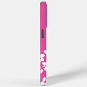 White Retro Dogwood Flowers Custom Name Case-Mate iPhone Case (Achterkant / Rechts)