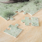 White Rhino & Baby Puzzle Legpuzzel (Zijkant)