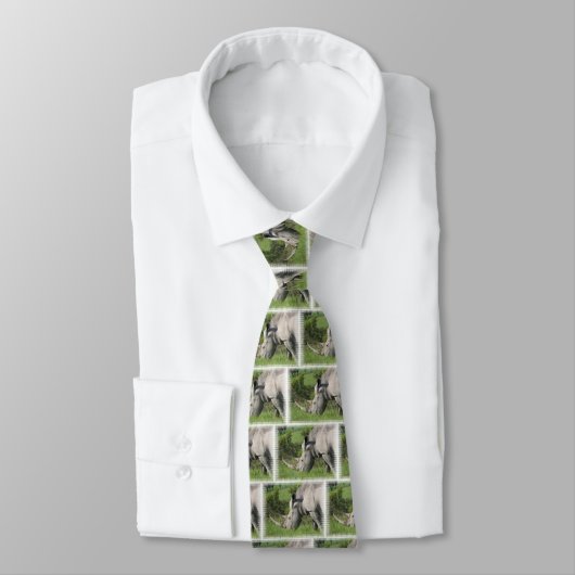 White Rhino Mannen Necktie Stropdas (Gebonden)
