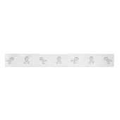 White Ribbon Awareness Checker Style Lint (Voorkant)