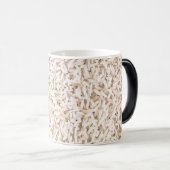White Rice Texture Mug Magische Mok (Voorkant rechts)
