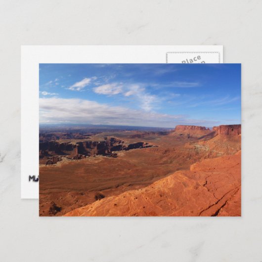 White Rim Overlook at Canyonlands National Park Briefkaart (Voorkant / Achterkant)