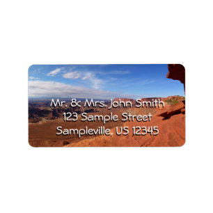 White Rim Overlook at Canyonlands National Park Etiket