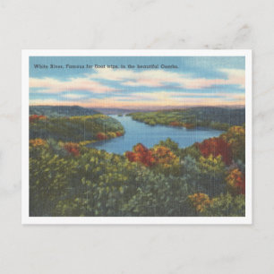 White River Arkansas Missouri Ozarks  scene Briefkaart